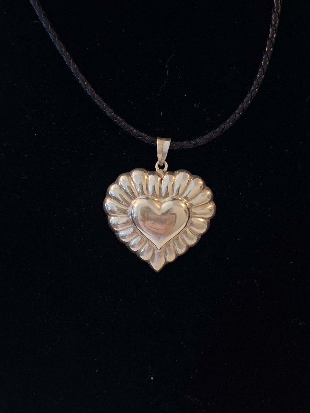 Sterling Silver Heart Pendant Necklace - Elegant Women’s Jewelry